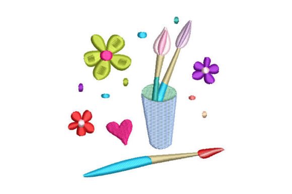 Colored Brushes: A Boutique Sweatshirt Embroidery Review