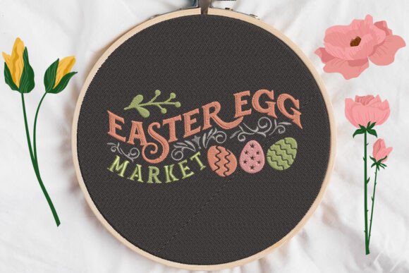 Easter Egg Market Embroidery Design Review