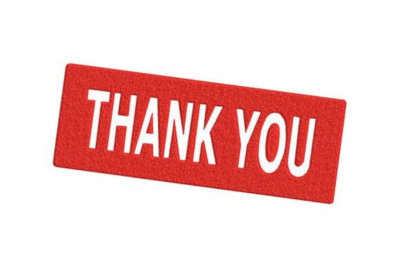 Thank You: A Smart Embroidery Design for Small Business Branding