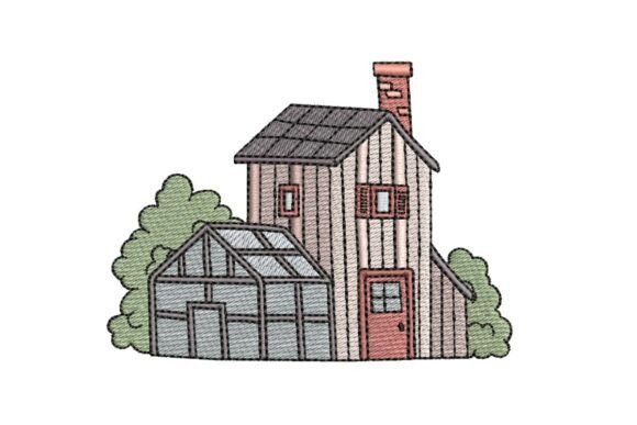 White Farmhouse